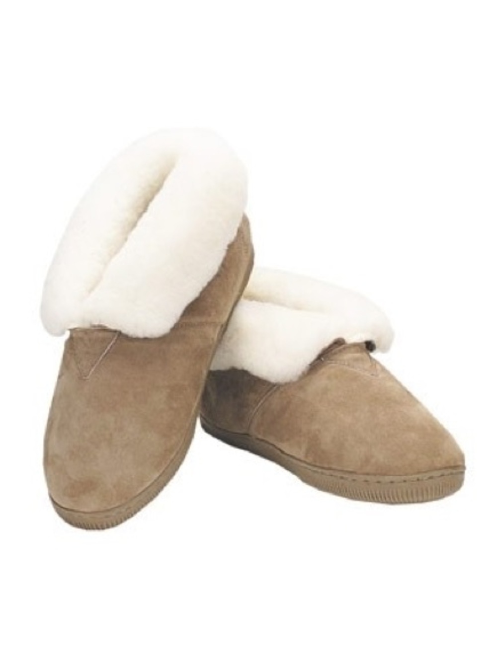 Old Friend ' Sheepskin & Suede Slippers - Booties ~ Size 13